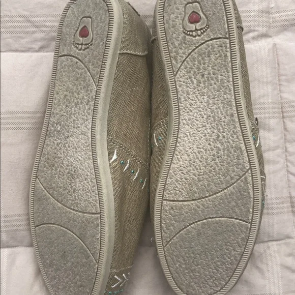 Skechers BOBS Women's Embroidered Slip-On Flats - Brown - Picture 2 of 3